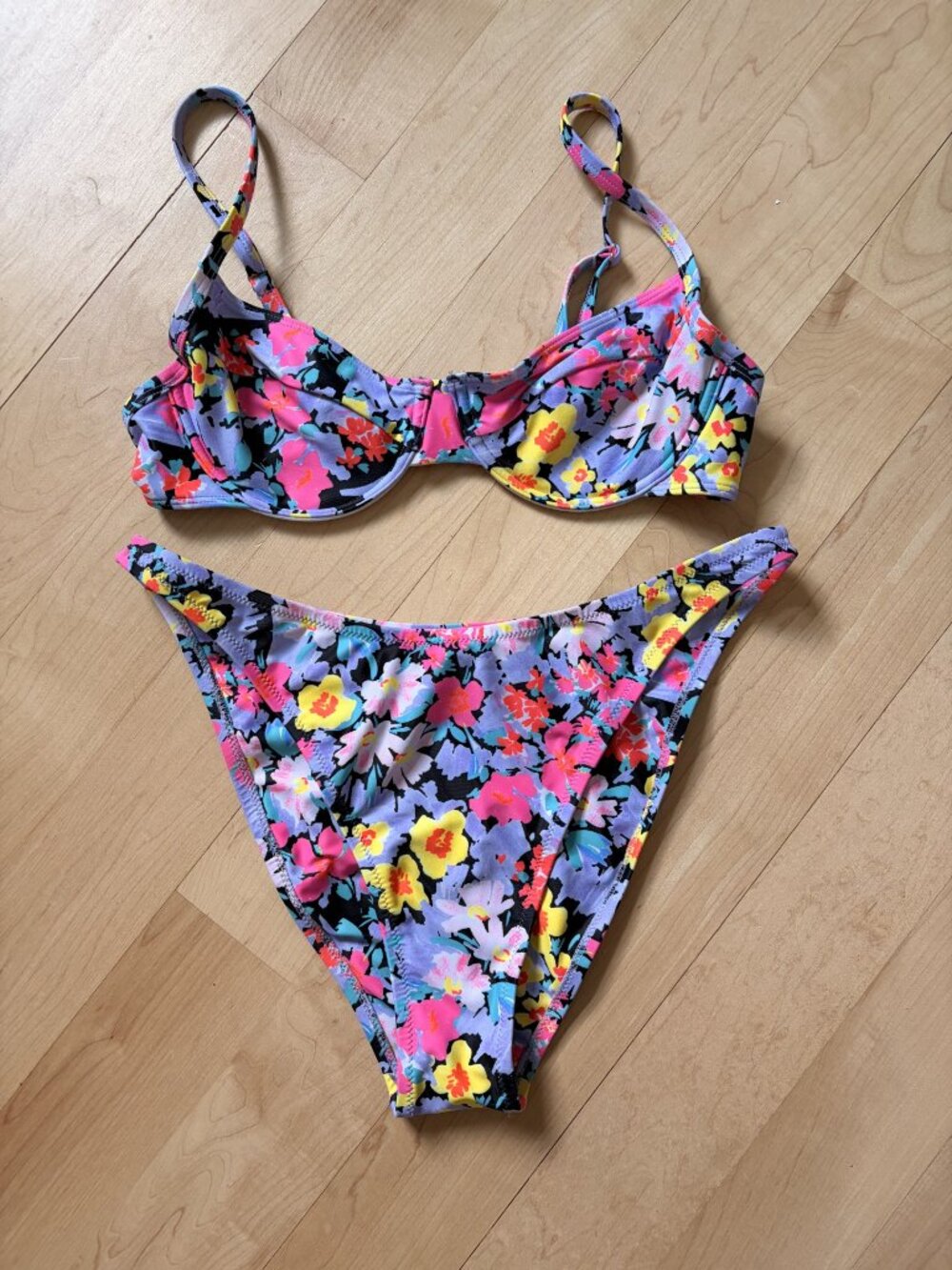 Floral two-piece bikini - Koana Swim